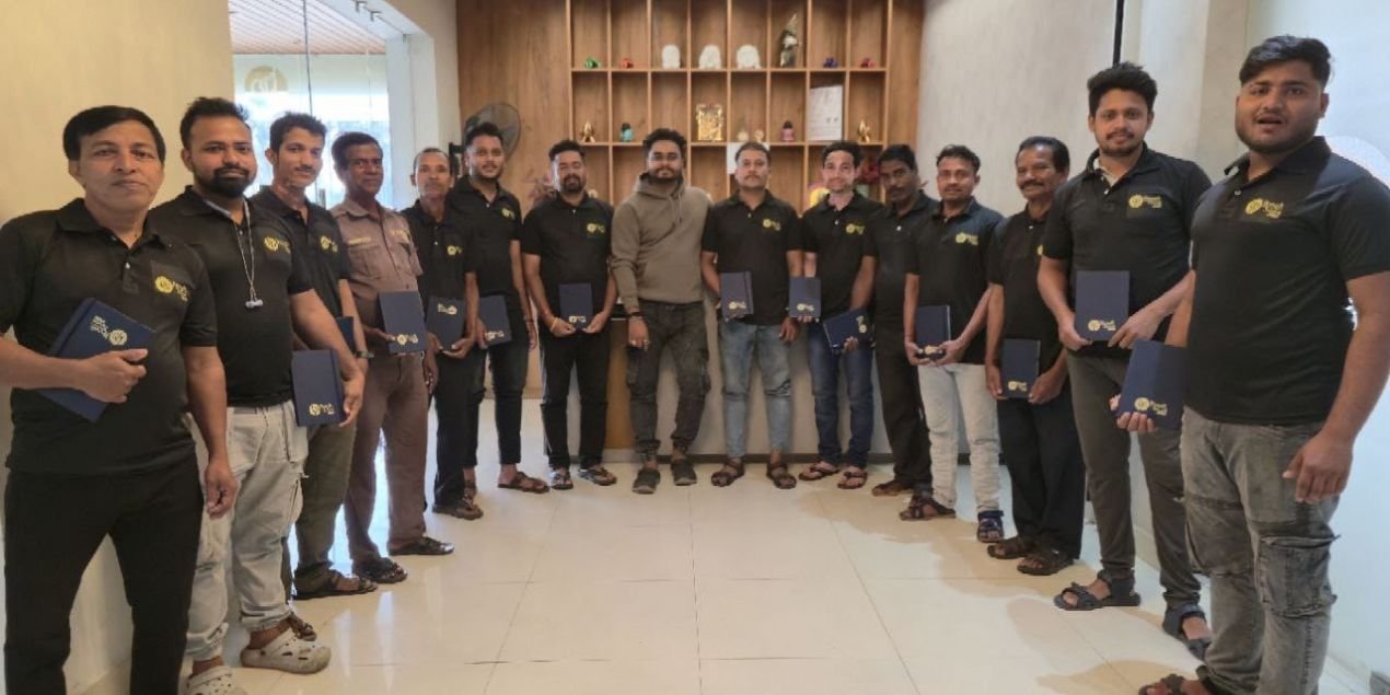 Binayak Palace Premium team offering local hospitality in Kendrapara