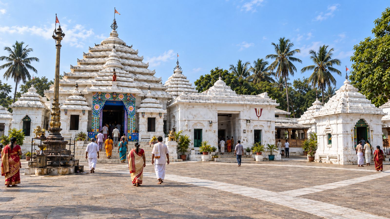 Devotees gathered at Baladev Jew Temple Kendrapara during Nuakhai celebrations