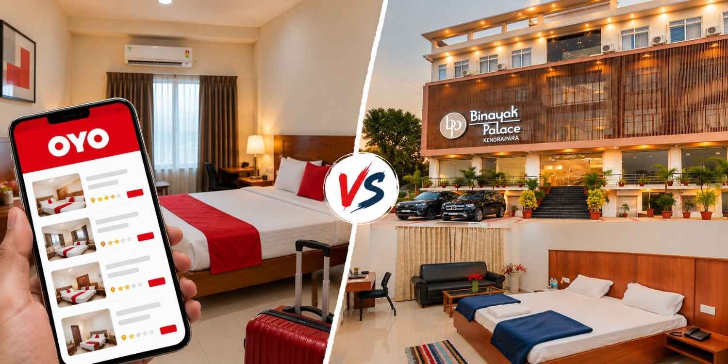 OYO vs local hotels in Kendrapara comparison guide